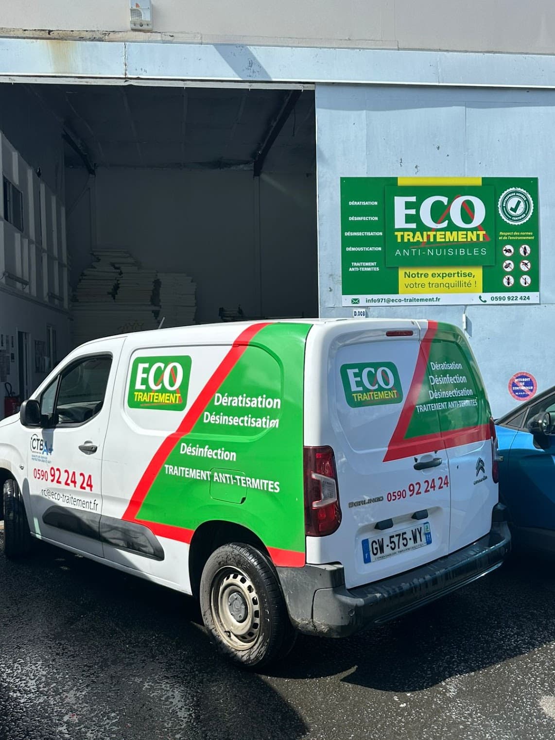 Eco-Traitement Guadeloupe — désinsectisation et dératisation à Baie-Mahault
